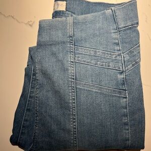 Seven Jeans Straight Leg, High Waist - Super Stretch - Light Blue - Size 30